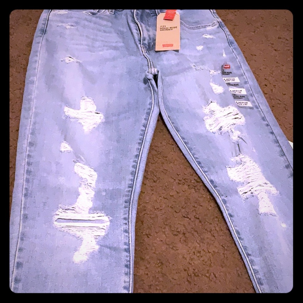 Levis skinny jeans 721  high rise skinny